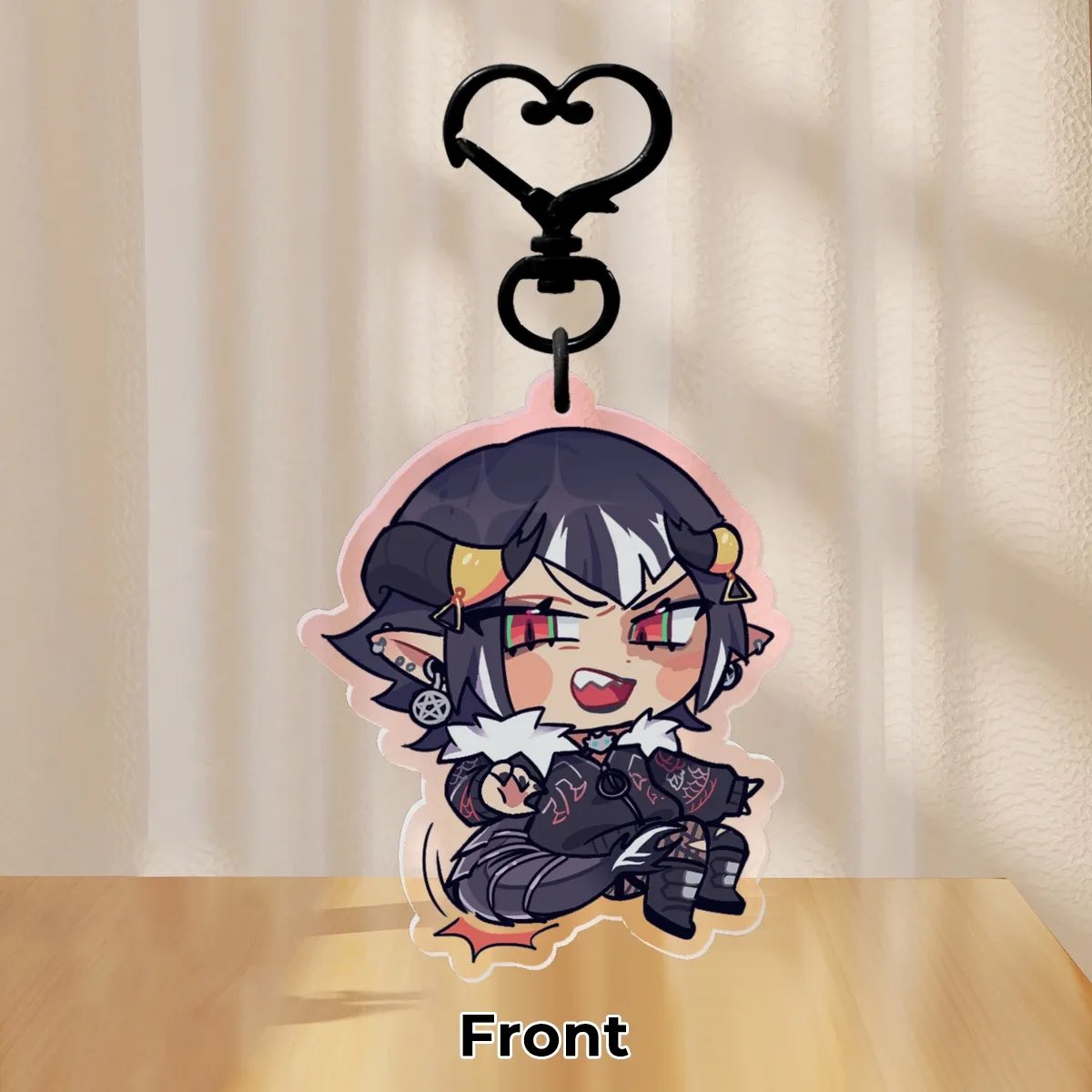 LadyAsmodee's tweet image. New merch dropping tonight guys !!! (Art by @koginaki 🫶💕)