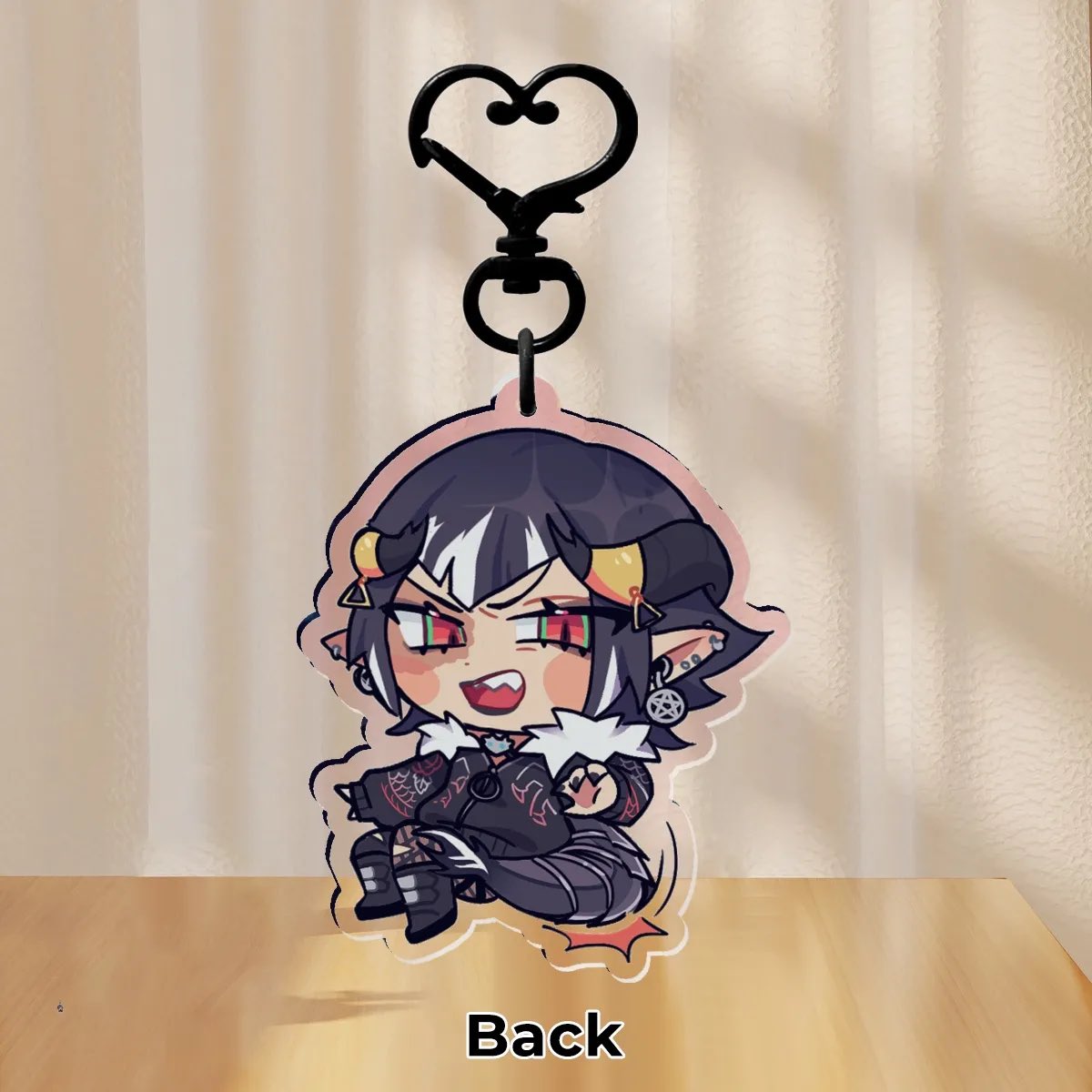 LadyAsmodee's tweet image. New merch dropping tonight guys !!! (Art by @koginaki 🫶💕)