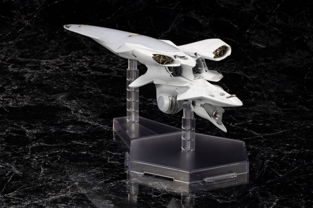 kotobukiya_p's tweet image. 【予約開始】
「銀河英雄伝説 Die Neue These」より、ラインハルト・フォン・ローエングラムの座乗する戦艦「ブリュンヒルト」が登場!
メカデザインを担当した竹内敦志氏の監修を行い、複雑な曲面形状を各種資料をもとに完全再現しました。
kotobukiya.co.jp/product/detail…
#ノイエ銀英伝