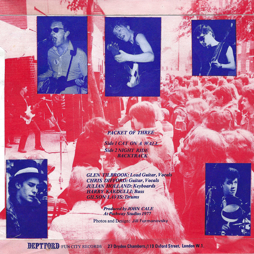 Squeeze (@squeezeofficial) on Twitter photo In 1977 <a href="/chrisdifford/">Chris Difford</a> <a href="/glenntilbrook/">Glenn Tilbrook</a> <a href="/JoolsBand/">Jools'R&B Orchestra</a> <a href="/gilsonlavis/">Gilson Lavis SNR</a> <a href="/harrikakoulli/">Harri Kakoulli</a> got together with producer <a href="/therealjohncale/">John Cale</a> to record the debut EP of a band called Squeeze. Featuring photos by Jill Furmanovsky "Packet of Three" was released in July 1977. In 1977 <a href="/chrisdifford/">Chris Difford</a> <a href="/glenntilbrook/">Glenn Tilbrook</a> <a href="/JoolsBand/">Jools'R&B Orchestra</a> <a href="/gilsonlavis/">Gilson Lavis SNR</a> <a href="/harrikakoulli/">Harri Kakoulli</a> got together with producer <a href="/therealjohncale/">John Cale</a> to record the debut EP of a band called Squeeze. Featuring photos by Jill Furmanovsky "Packet of Three" was released in July 1977.