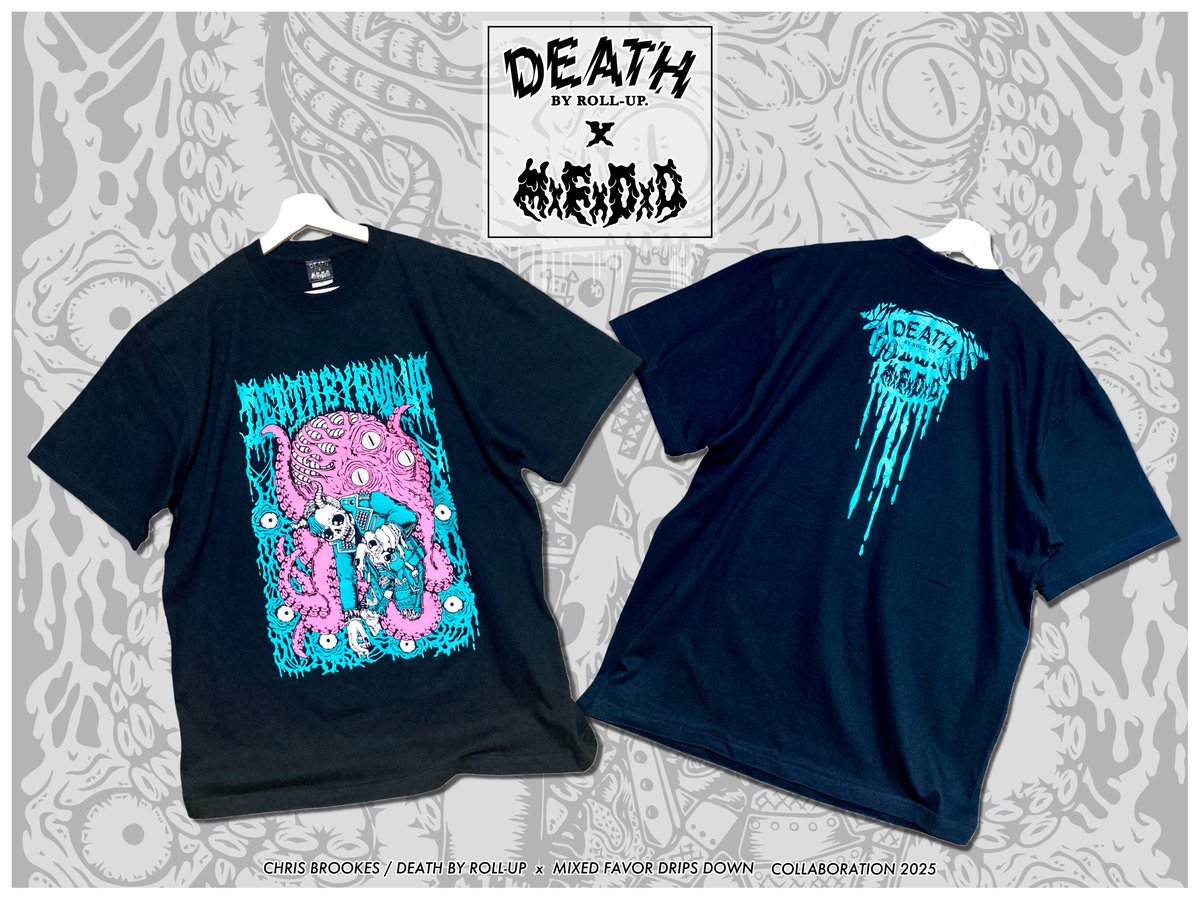 uraatsushi_jp's tweet photo. 🔥あと1週間ぐらい
【受注生産/受付中】
クリス・ブルックス選手コラボTシャツ
DEATH BY ROLL-UP × MxFxDxD
Collaboration Tee
https://t.co/x7UCxSFCYD
👁️🗨️注文受付:7月31日まで
👁️🗨️発送予定:8月中旬以降
model: @rxrxr0x0
151cm/XL
#DBRU #MxFxDxD https://t.co/VbSkf1mHq5