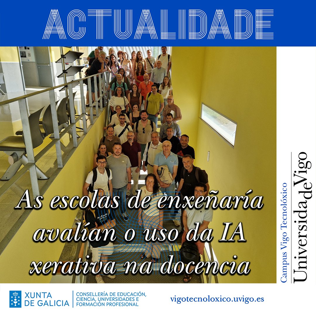 Campus Vigo Tecnolóxico (@vigotecnoloxico) on Twitter photo 🤖📚 <a href="/eeiuvigo/">EEI uvigo</a> e <a href="/eME_Vigo/">Enxeñaría de Minas e Enerxia</a> únense á <a href="/EETelecoVigo/">E.E. Teleco Vigo</a> para pór en marcha unha proba piloto de uso #IA xerativa (IAX) na docencia: i.gal/iaxen 🤖📚 <a href="/eeiuvigo/">EEI uvigo</a> e <a href="/eME_Vigo/">Enxeñaría de Minas e Enerxia</a> únense á <a href="/EETelecoVigo/">E.E. Teleco Vigo</a> para pór en marcha unha proba piloto de uso #IA xerativa (IAX) na docencia: i.gal/iaxen
