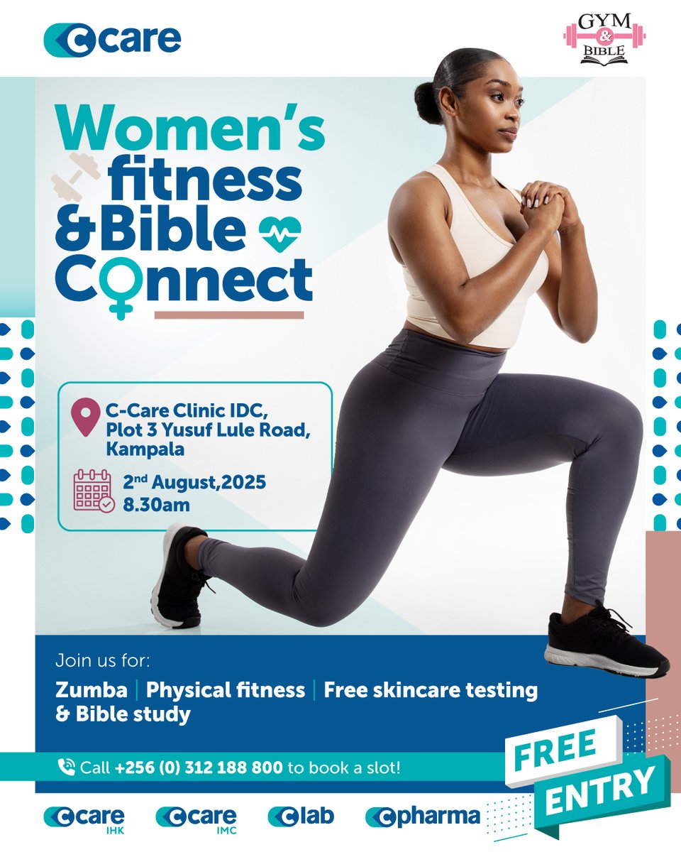 C_Care_Uganda's tweet image. Wellness Connect Saturdays at C-Care. Start your weekend right with a full-body refresh, Zumba workouts, mental health talks, and spiritual therapy sessions, all in one vibrant morning!  

#CCareUganda