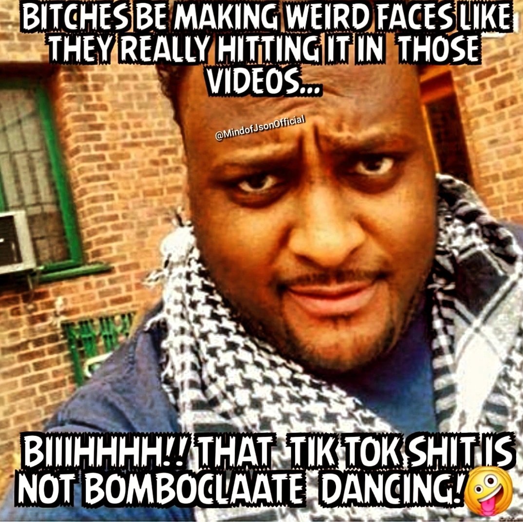 ItsmindofJson's tweet image. #tiktok is stoopid
Rn #tiktok the dumbest of all the socia media apps... kids is swimsuits ..pedos as fuck in the comments, so the same ppl doing the same "dance" to the same song in the same way...nigga if that aint retarded ..so its no original content l!