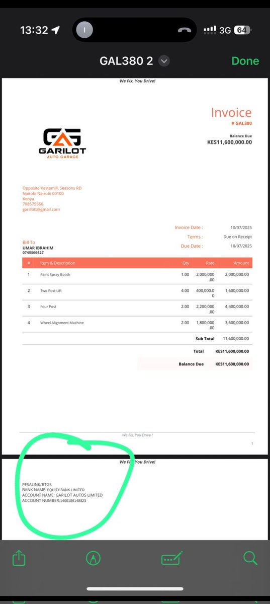 Nabala1000's tweet image. Thread.
CALL TO ACTION!
Dear Equity Bank Kenya, @KeEquityBank,
I am writing to express my deepest disappointment in regards to your services. On the 9th of this month I made some purchases from Garilot Autos using your POS machine, exactly two weeks today.