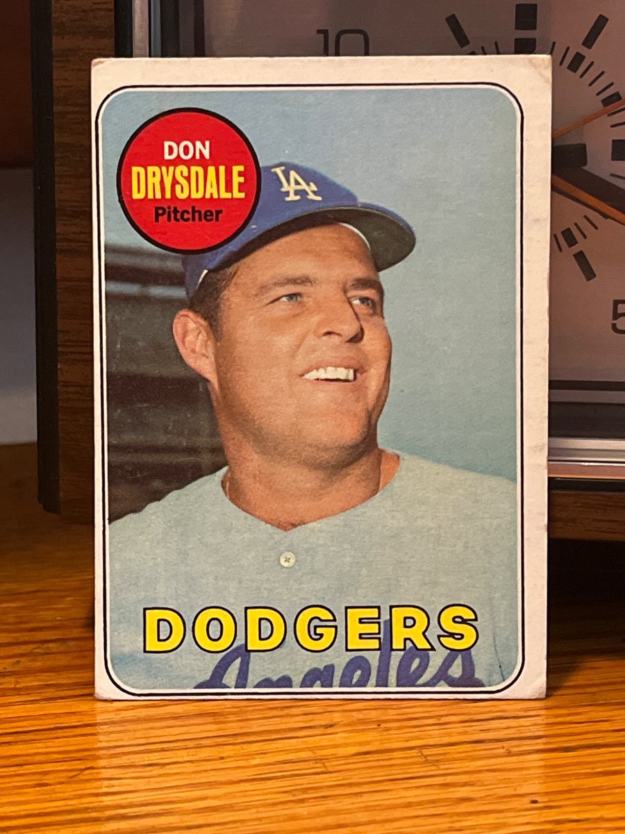 RetroCardSnaps's tweet image. 🎂Don Drysdale
No memory of how I acquired it but I really like this card.
