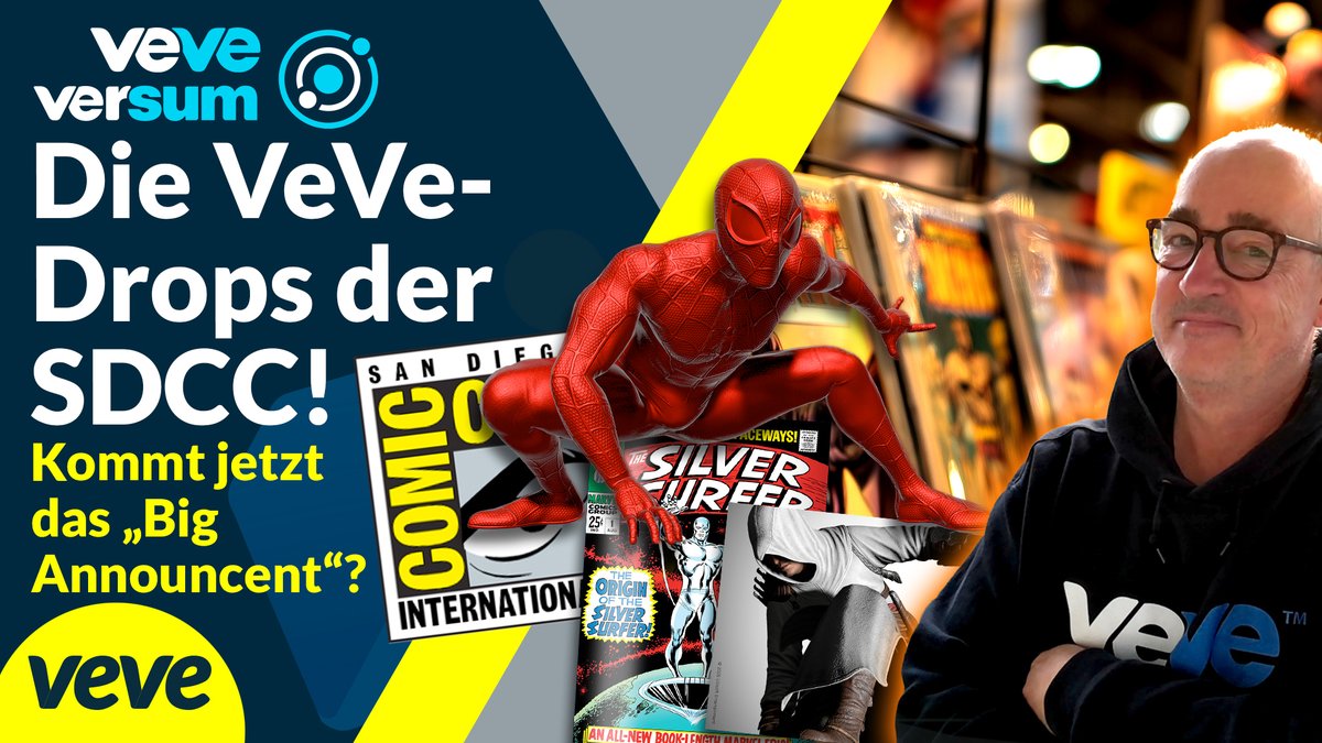⭕️ 💙 veveversum 🤍e💙e ✖️τ 🇩🇪 🔀 🇦🇷 (@veveversum) on Twitter photo 🇩🇪 VEVE | Deutsch • Die VeVe-Drops und Aktionen zur SDCC 2025 • Big Announcement?
#vevegermany #CollectorsAtHeart #veve #VeVeFam #VeVeCommunity #VeVecollectibles #VeVeVerse <a href="/veve_official/">VeVe | Digital Collectibles</a> <a href="/DavidYuNZ/">David Yu ⭕️</a> <a href="/My_Collectables/">Mycollectables</a> <a href="/flexicollects/">flexicollects</a>
⬇️Hier informieren⬇️
youtu.be/utUX50jH_fk?si… 🇩🇪 VEVE | Deutsch • Die VeVe-Drops und Aktionen zur SDCC 2025 • Big Announcement?
#vevegermany #CollectorsAtHeart #veve #VeVeFam #VeVeCommunity #VeVecollectibles #VeVeVerse <a href="/veve_official/">VeVe | Digital Collectibles</a> <a href="/DavidYuNZ/">David Yu ⭕️</a> <a href="/My_Collectables/">Mycollectables</a> <a href="/flexicollects/">flexicollects</a>
⬇️Hier informieren⬇️
youtu.be/utUX50jH_fk?si…