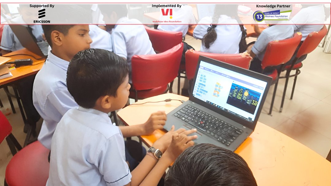 moineeorg's tweet image. ✨ Animation in Action! 🧠💻
At BP Pujari GEM Utkrisht Vidyalaya, #Raipur, students used Scratch 3.0 to create a stunning sunrise-to-night animation, learning logic, timing, and storytelling through code. 🎬🌅🌃
#RoboticsLab #STEMLearning #CSR #MoineeFoundation #NGO
