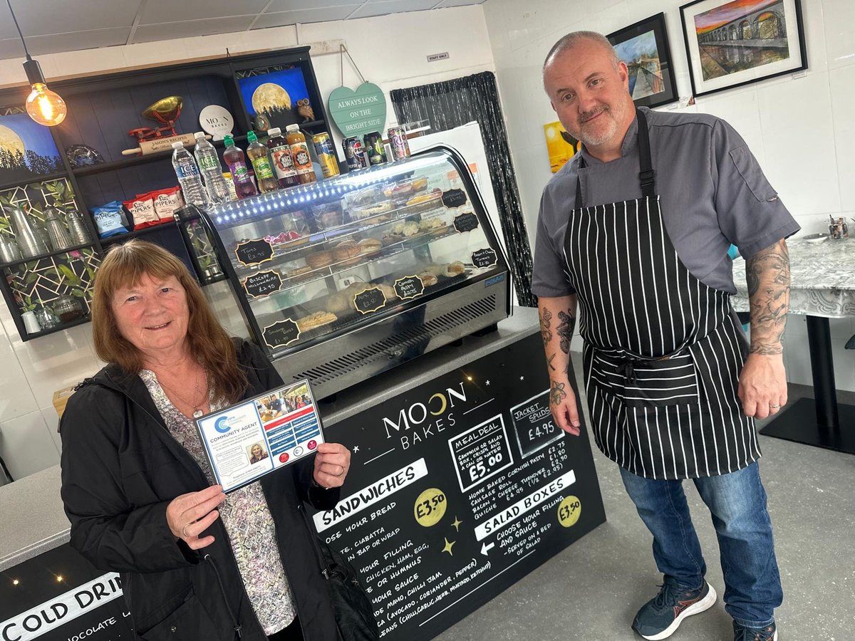 AndrewRuscoe's tweet image. 🎉 Congratulations to Anne Morris! 🎉
A huge well done to Anne Morris for winning this morning’s Community Agent’s Bacon Butty Club Bingo Competition with Donna Elizabeth Powell! 👏🥳
Anne will now be treated to one of the world-famous Cefn Jacket Potatoes at the beloved…