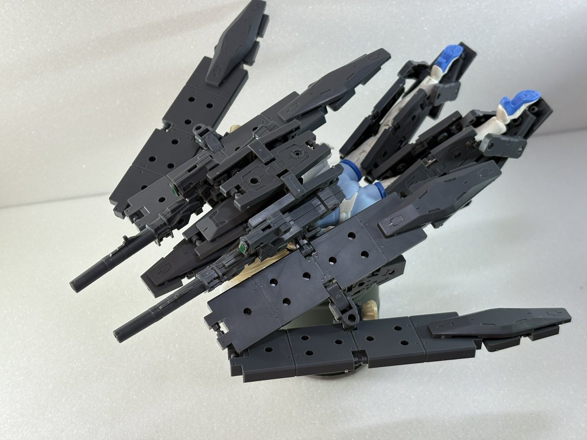 tohoproject5's tweet image. 【エリエネ＝エリエリカ　タイプゼロ】
・バード形態への変形を可能にする試作ゼロ号機ウイングアーマーを装備したエリエネ
#MIX30MLコンテスト