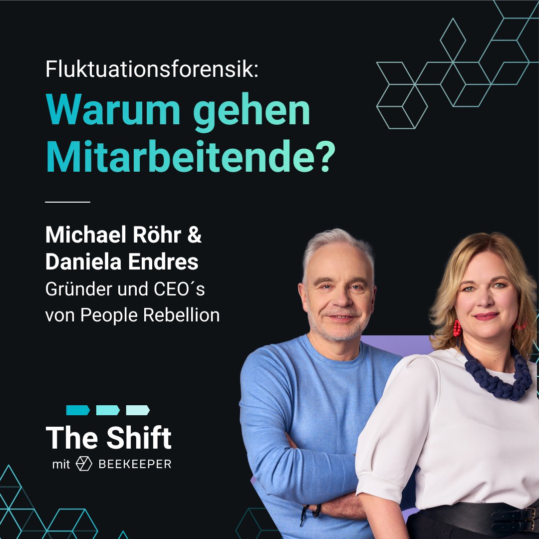 BeekeeperSocial's tweet image. Die 1. Folge von The Shift ist da! 🎧 Mit People Rebellion GmbH Rebellion entschlüsseln wir, warum Mitarbeitende wirklich gehen. Tauche ein in die Fluktuationsforensik 👉
beekeeper.io/de/the-shift-m…

Ein riesen Dankeschön an Daniela Endres und Michael Röhr!