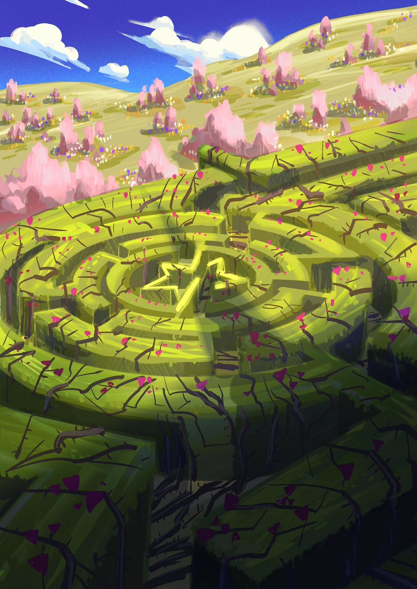 gillianthreeG's tweet image. Would you enter the star maze or choose the quiet side?
Another concept sketch for me and my boyfriend's cardgame/boardgame✨️