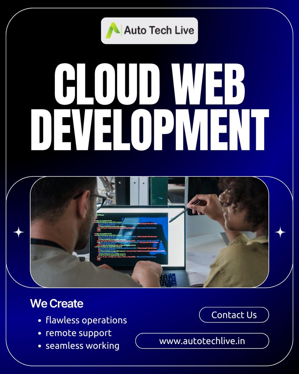 autotechlive's tweet image. Build smarter with cloud-powered web development!
⚙️ Flawless ops | Remote support | Seamless performance
🚀 Let’s go digital → autotechlive.in
#CloudDevelopment #WebSolutions #AutoTechLive