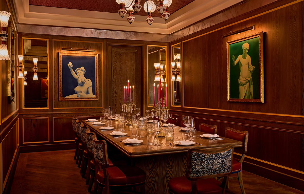 kofinas's tweet image. I'm looking for a top restaurant in Miami with a private dinning space to host one of our dinners at this year.
My top choice was Faena, but their room is too big (28 capacity and we need 14). Mother wolf has a great space, but it's 32 capacity and I've heard mixed reviews on…