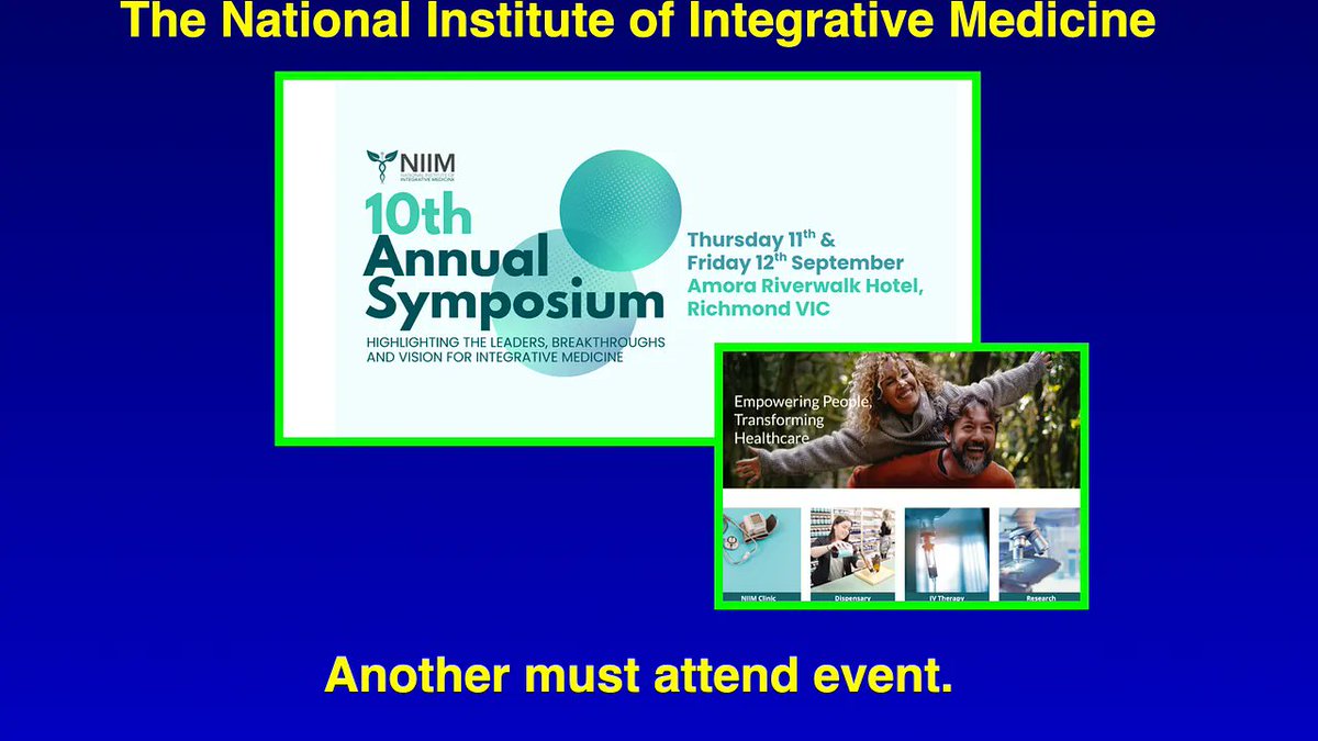 VirusFighterVi1's tweet image. The National Institute of Integrative Medicine Annual Symposium invites you for the latest in integrating real healthcare into your practice.
The National Institute of Integrative Medicine (NIIM) has been a beacon of innovation in healthcare since its founding in 2005 by…