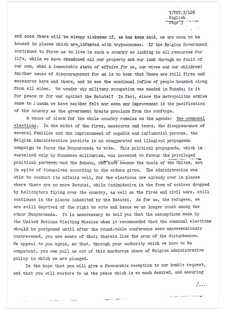 InkuruLibrary's tweet photo. The 1960 Petition by the Refugee Committee in Nyamata Regarding the Situation in Ruanda-Urundi.

 Source: https://t.co/81TxcZgyOE

#Historiography #History #Refugees #Nyamata #Bugesera #UnitedNations #Storytelling #Memory #Rwanda #InkuruCollection https://t.co/0XFZYttpHc