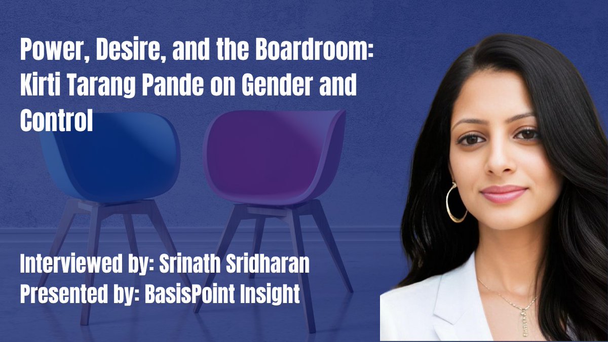 91basispoints's tweet photo. “What feels like chemistry at work may just be hierarchy in disguise.”
Clinical psychologist @MurmurInGlade on power, desire & dominance with @ssmumbai
Watch the sharp, unsettling, must-see conversation: https://t.co/vi7JmPUbFO
#GenderAndPower #EmotionalEthics #OfficePolitics #WorkplaceDynamics