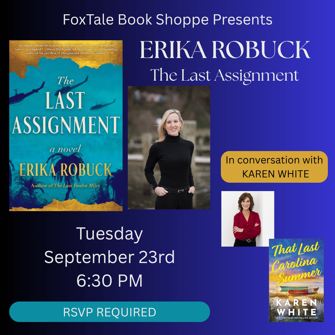 ErikaRobuck's tweet photo. 🎉EVENT ANNOUNCEMENT |  I'm over the moon to announce an event with two of my favorites: @KarenWhiteWrite and @FoxTale ! Georgia, I hope you'll join us! The event is free, but an RSVP is required: 

https://t.co/KdlUdPxd7B https://t.co/fHrVHJSR00