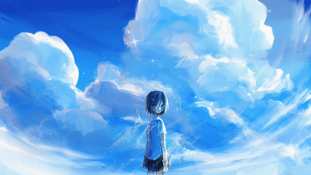 ao_sei's tweet image. 来世は空になりたい
