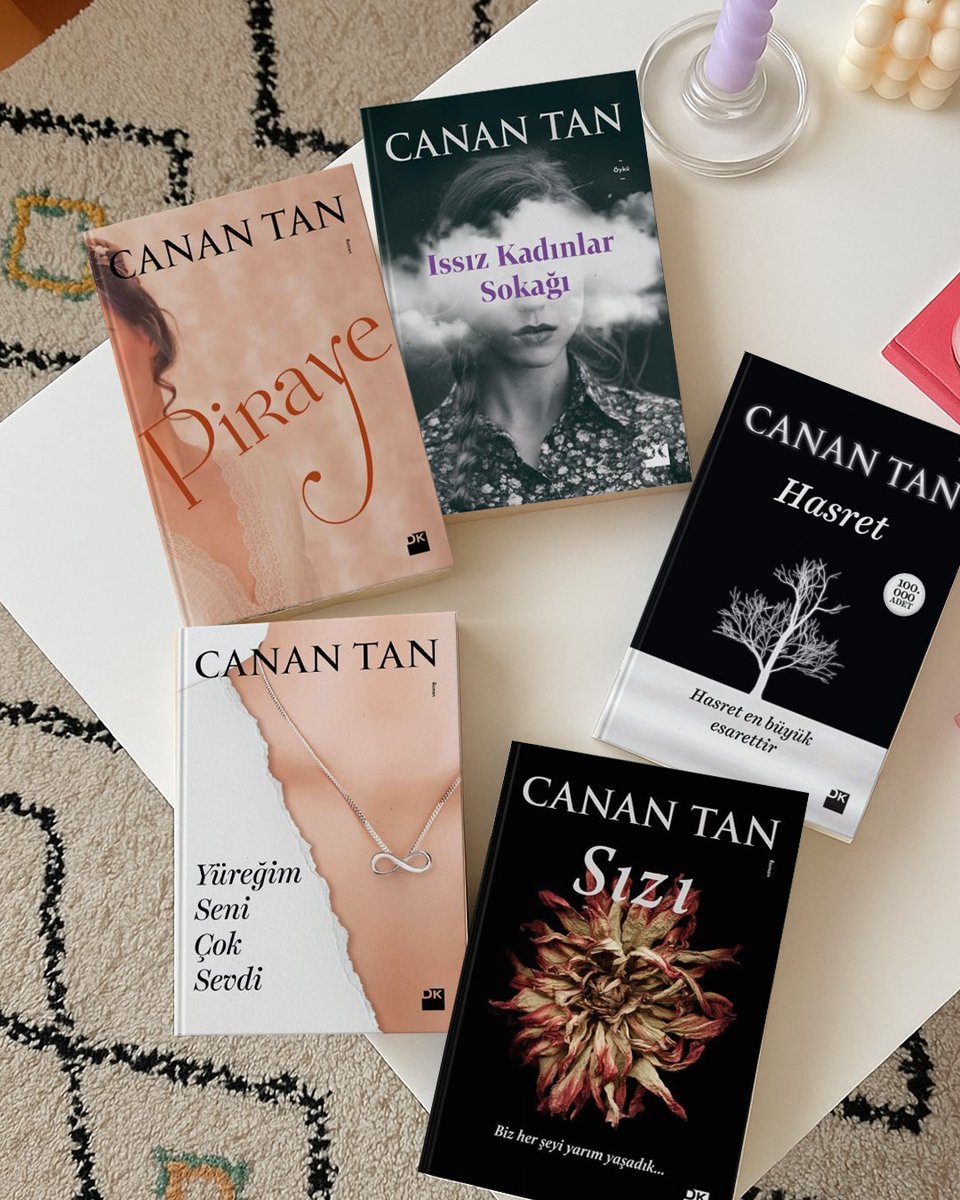dogan_kitap's tweet image. 📚 Canan Tan’ın kaleminden beş farklı hikâye, tek bir ortak duygu: insan olmak…
Aşkı en saf hâliyle anlatan Piraye, terk edilişlerin hüznüyle dolu Issız Kadınlar Sokağı, sevmenin en cesur hâlini barındıran Yüreğim Seni Çok Sevdi, içimize işleyen bir acının romanı Sızı ve…