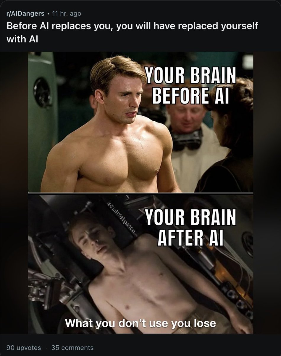 Joke is on you, my brain was like that before AI