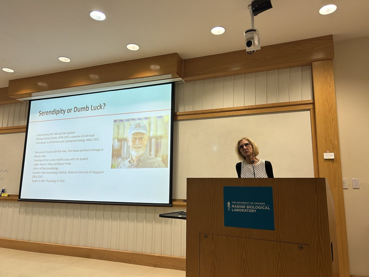 Yesterday it was my honor and my pleasure to present Mike Sheetz’s most recent work to the Physiology course in Woods Hole. It was so heartening to have it so well received. Thank you Amy and Jennifer for making it happen. Together we will preserve his legacy