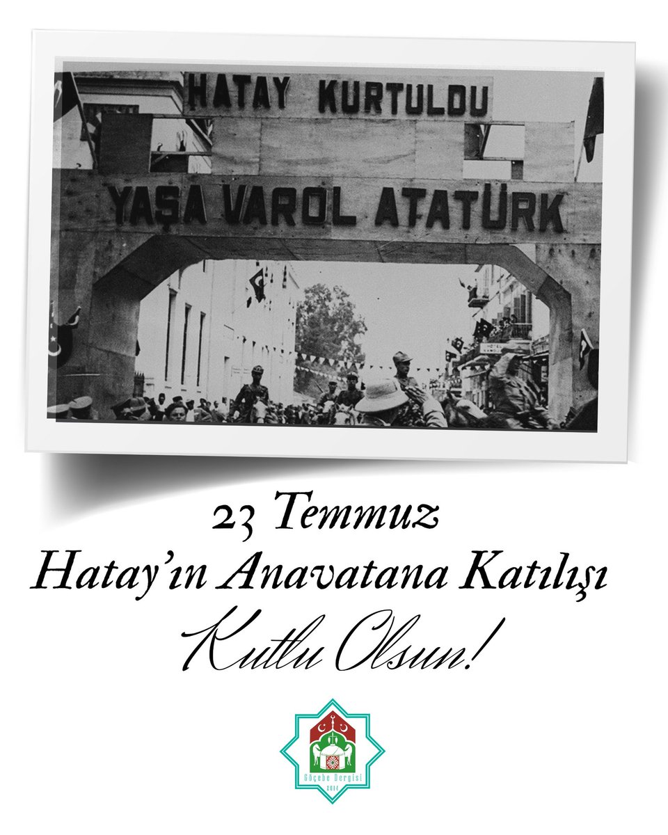 Hatay'ın Anavatana Katılışı Kutlu Olsun!

Göçebe Dergisi
Fikir, Kültür, Sanat ve Edebiyat Dergisi