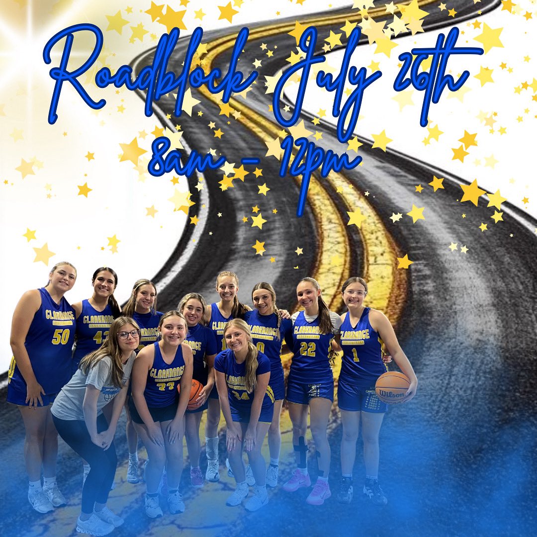 Come show your support for the Lady Buffaloes! 🏀
We’ll be at the red lights in Clarkrange and Jamestown on
Saturday, July 26th from 8 AM to 12 PM—
All donations are greatly appreciated. We can’t wait to see everyone! #ladybuffaloes #gatyb #roadblock #july26th