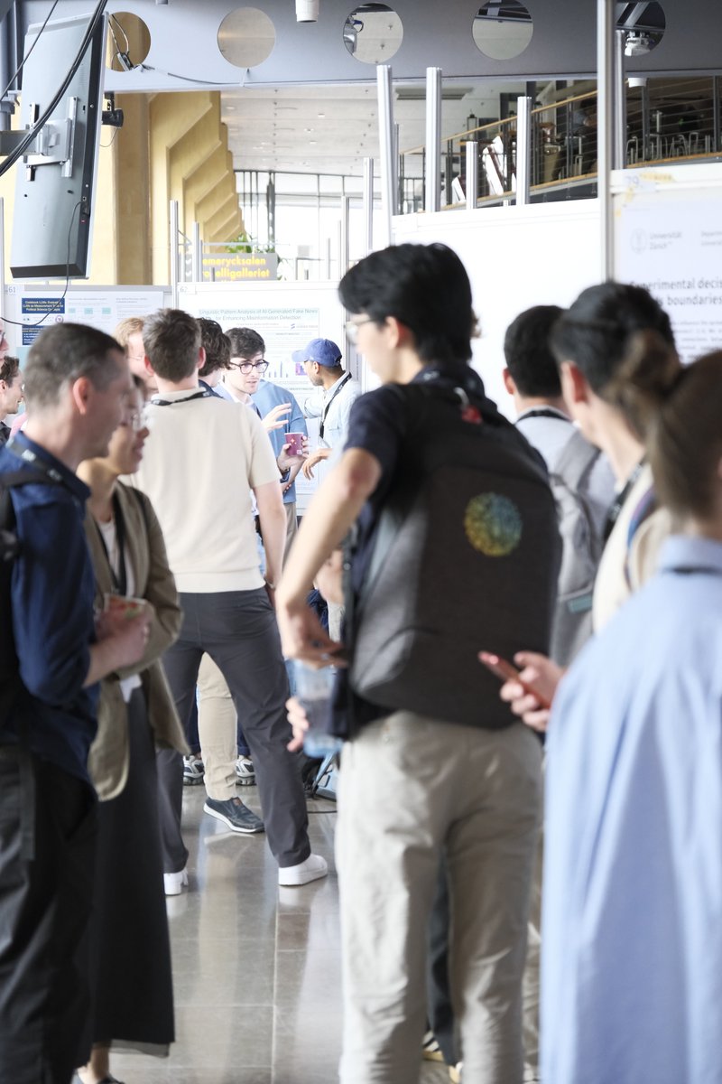 IC2S2's tweet image. More than 100 posters are on display in the Atrium. Explore your favorite topics, chat with the authors, and cast your vote. #ic2s2