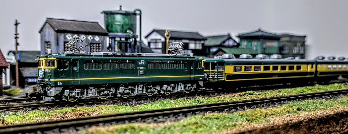 TOMIX EF65-1124&サロンカーなにわ Nゲージ トミックス】EF65-1124トワイライト塗装＋サロンカー