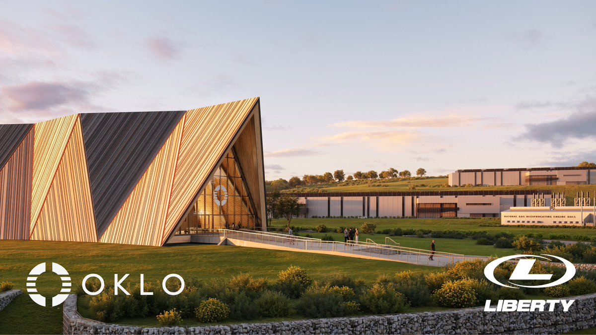 oklo's tweet image. Oklo and Liberty Energy partnering to combine nuclear, gas, and grid services into a single solution for data centers and industrial customers.
A next-generation energy model backed by deep operational experience and built for scale.
For more important information:…