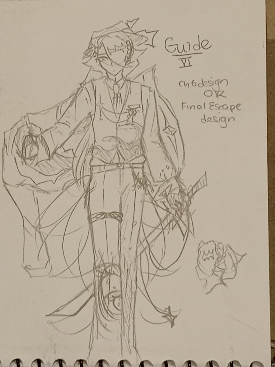 cassingloudly's tweet image. More Guide aurafarming!!! Final escape is a part of chapter 5 where Guide reveals himself to the mapskins and Crazy. He is chased back to Familiar Ruins and he needs to destroy his spawn point to leave FE2!! 

Not sure if I should replace ch6 design with it though