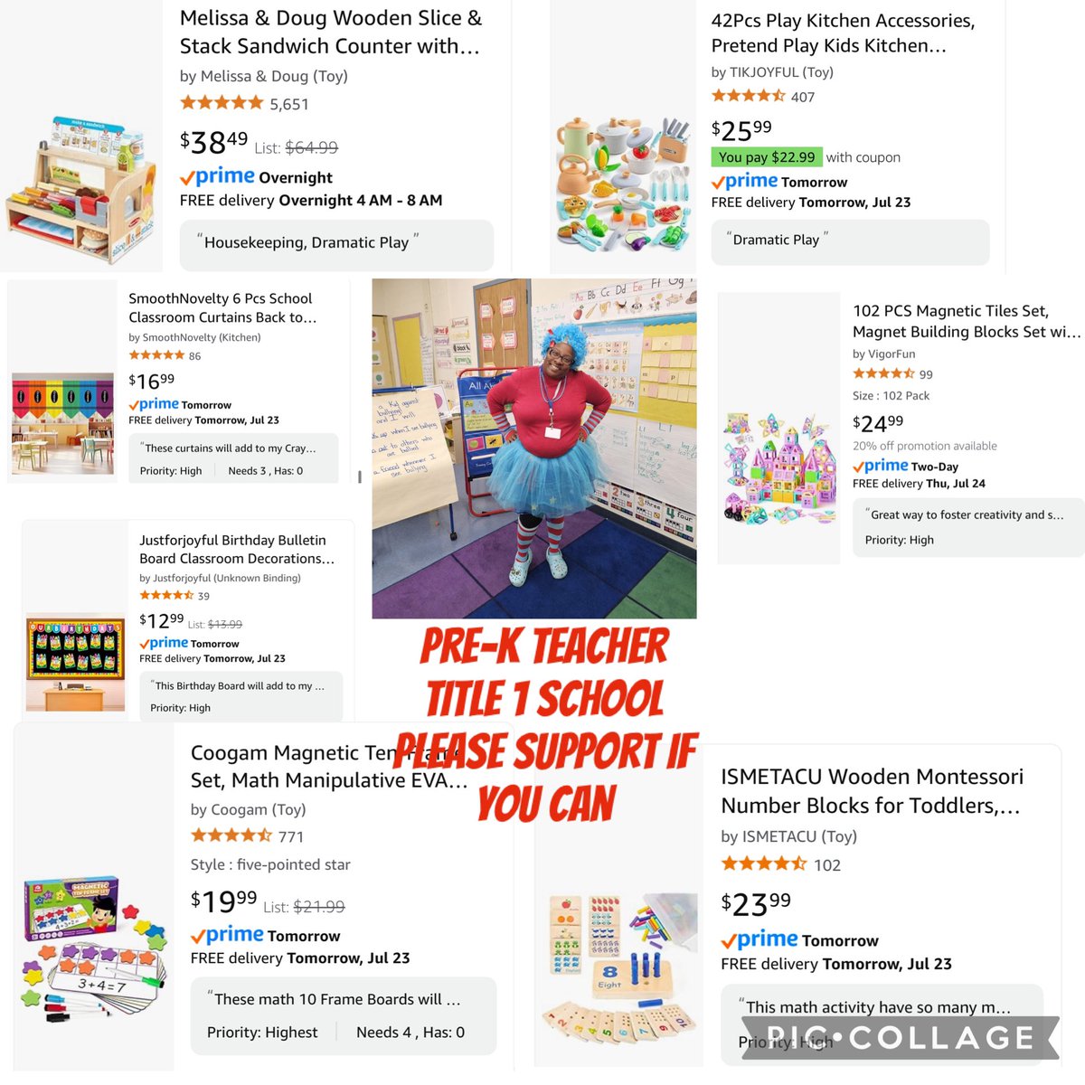 kmdmomredo's tweet image. My bestie has only received gifts from two kind-hearted teachers—please consider reposting her list to help her students get what they need! 💕📚
And if you have a list, drop it below—I’d love to repost and support yours too! amazon.com/hz/wishlist/ls…