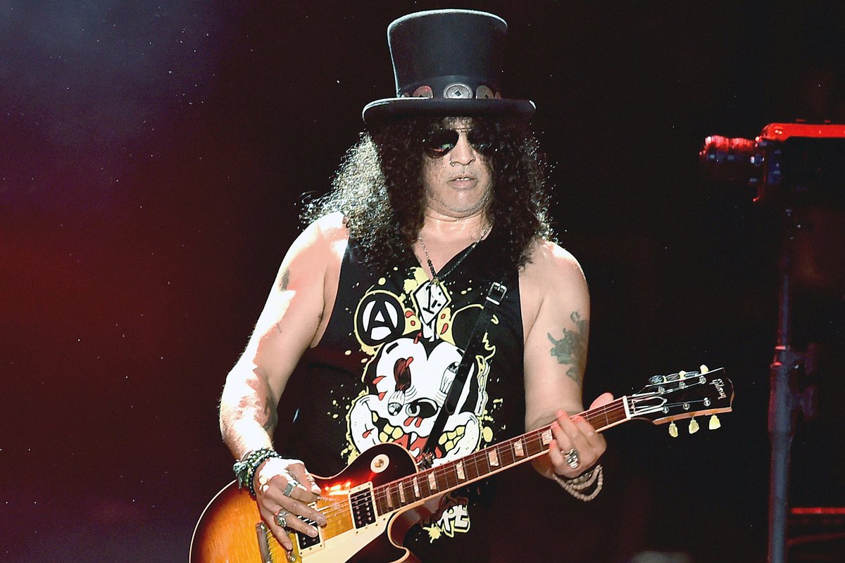 landofthe80s's tweet image. Happy birthday to guitarist @Slash. He achieved worldwide success in the late 1980s as the lead guitarist of the band Guns N' Roses. #80s