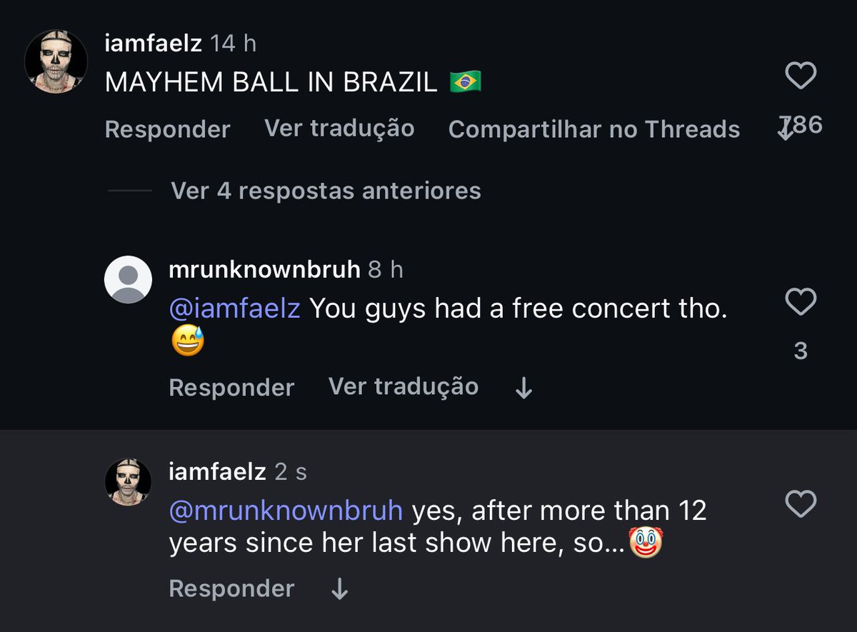 iamfaelz's tweet image. Esses gringos juram que o fato dela ter feito um show gratuito aqui, é motivo pra ela nunca mais voltar 🤡 povo sem sal e sem noção né?