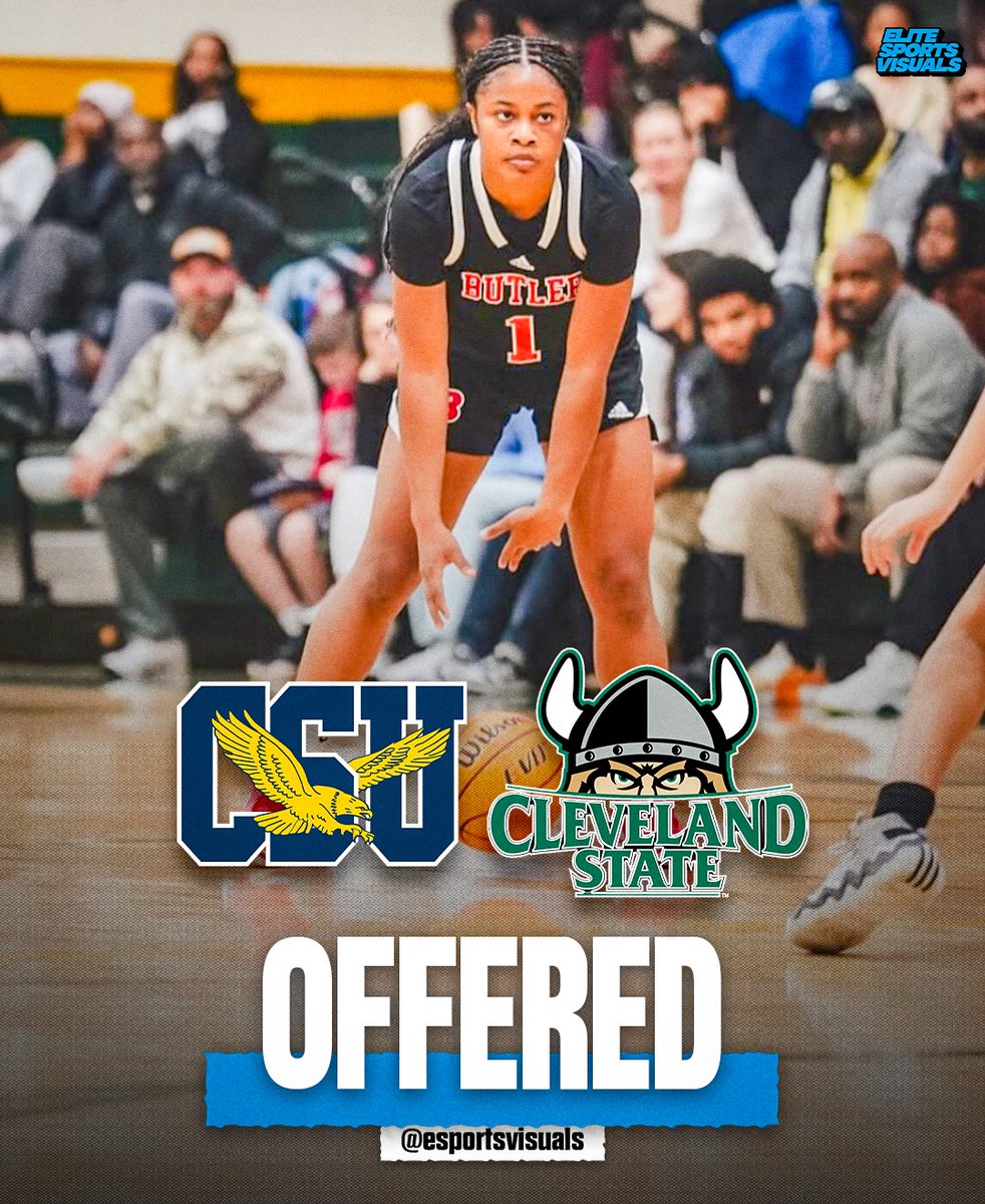 esportsvisuals's tweet image. 2026 Hannah Moss has officially been offered a scholarship from Coppin State, and Cleveland State. Announcement made on Mossβ X.
#YouAreElite #EliteSportsVisuals @Hannahmoss151 @ButlerWBBall @CoppinStateWBB @CSU_WBasketball