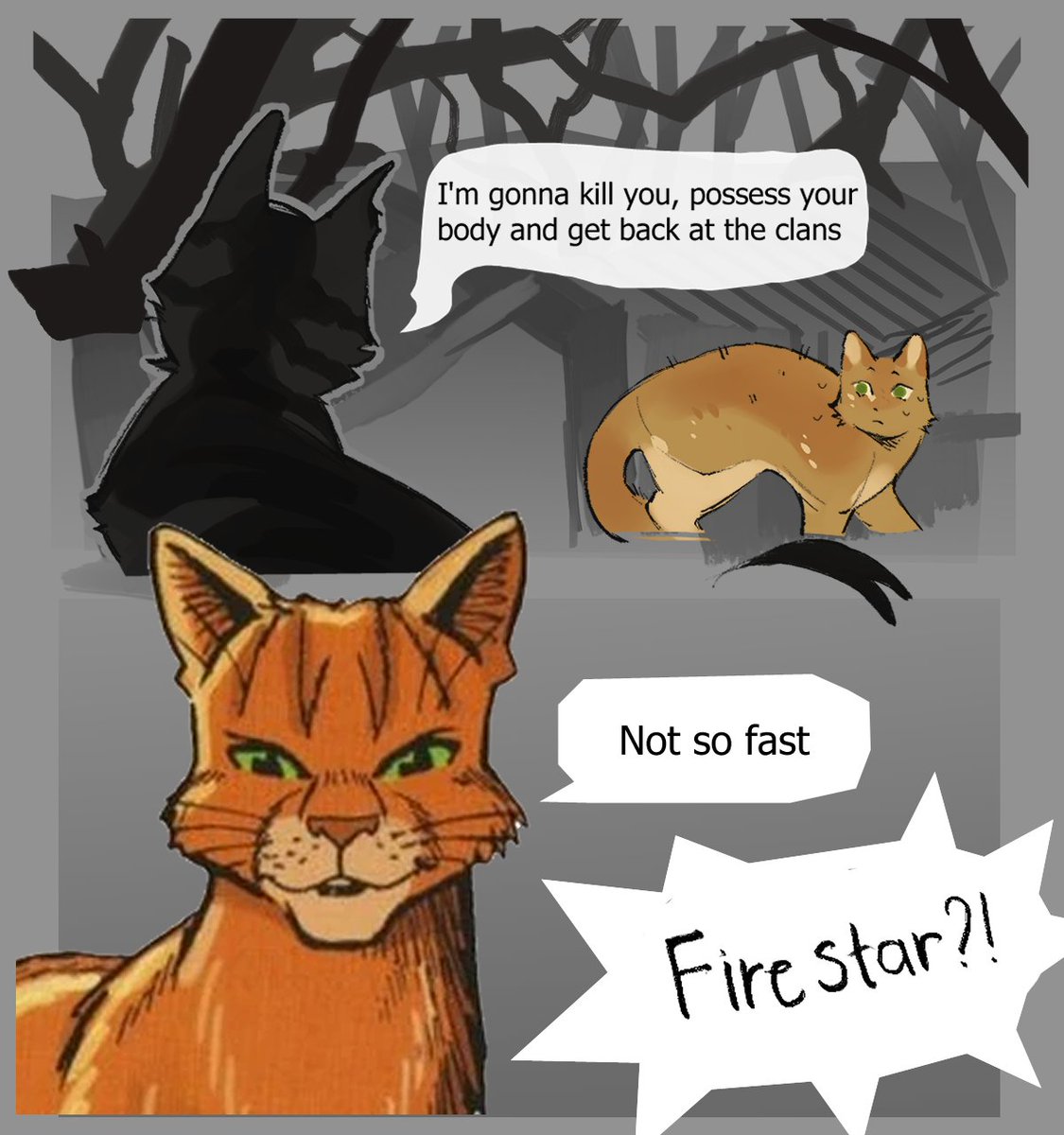Bonbortt's tweet image. Has this been done yet #warriorcats