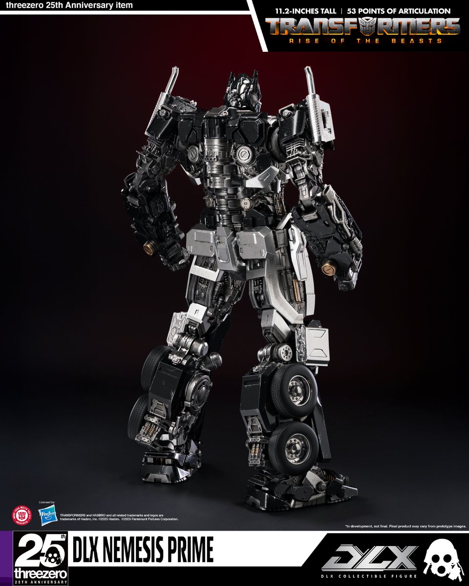 threezeroHK's tweet image. 【Pre-order the DLX Nemesis Prime NOW!】
DLX Nemesis Prime is now available for pre-order at ACGHK 2025! Limited to 100 pieces, available only while supplies last. Please stay tuned for updates on future sales details.
The chest features a transparent red windshield, revealing…