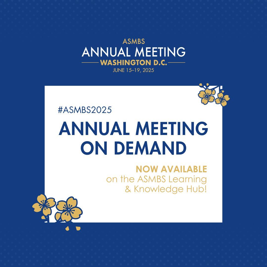 ASMBS's tweet image. Missed a session at the ASMBS Annual Meeting or couldn't join in DC? ASMBS members get discounts on bundles and sessions. 2025 attendees can access a special $100 all-session rate for 63 CME hours by signing in with ASMBS credentials: buff.ly/ZOfYggn
#ASMBS2025 #ASMBS