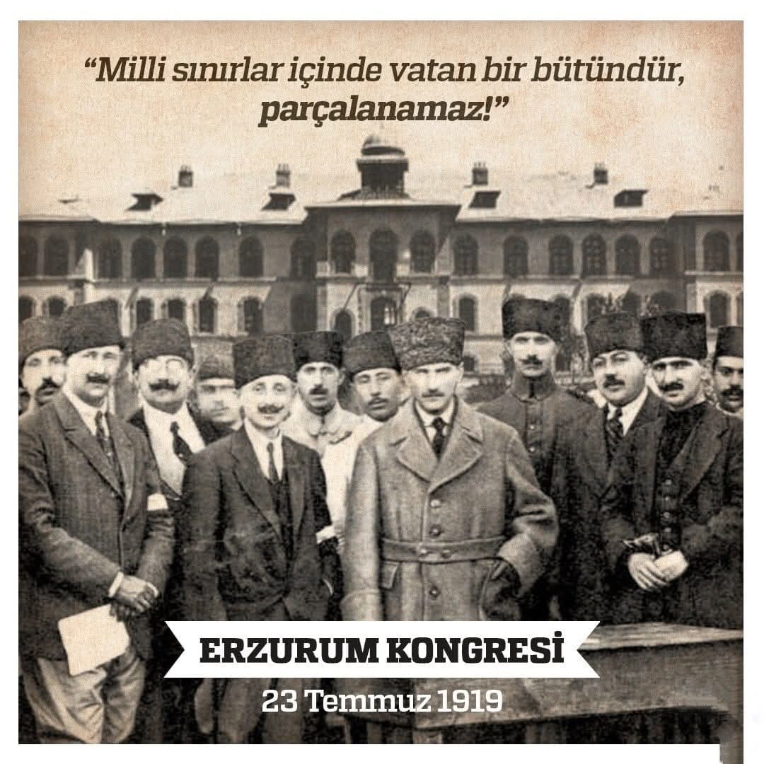 Milli Sınırlar İçinde Vatan Bir Bütündür, Parçalanamaz.🇹🇷

Milli Mücadelenin temelinin atıldığı #ErzurumKongresi’nin yıl dönümünde, Gazi Mustafa Kemal Atatürk ile tüm kahramanlarımızı rahmet ve minnetle anıyoruz.