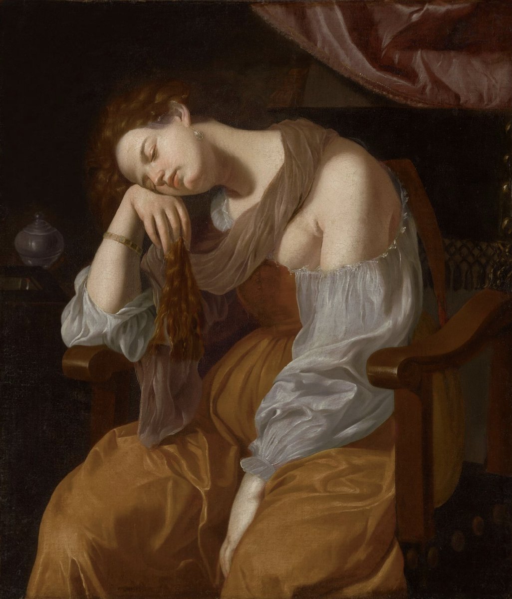 jdmccafferty's tweet image. Penitent Mary Magdalene, 1625-26
Artemisia Gentileschi
(Kimbell Art Museum)