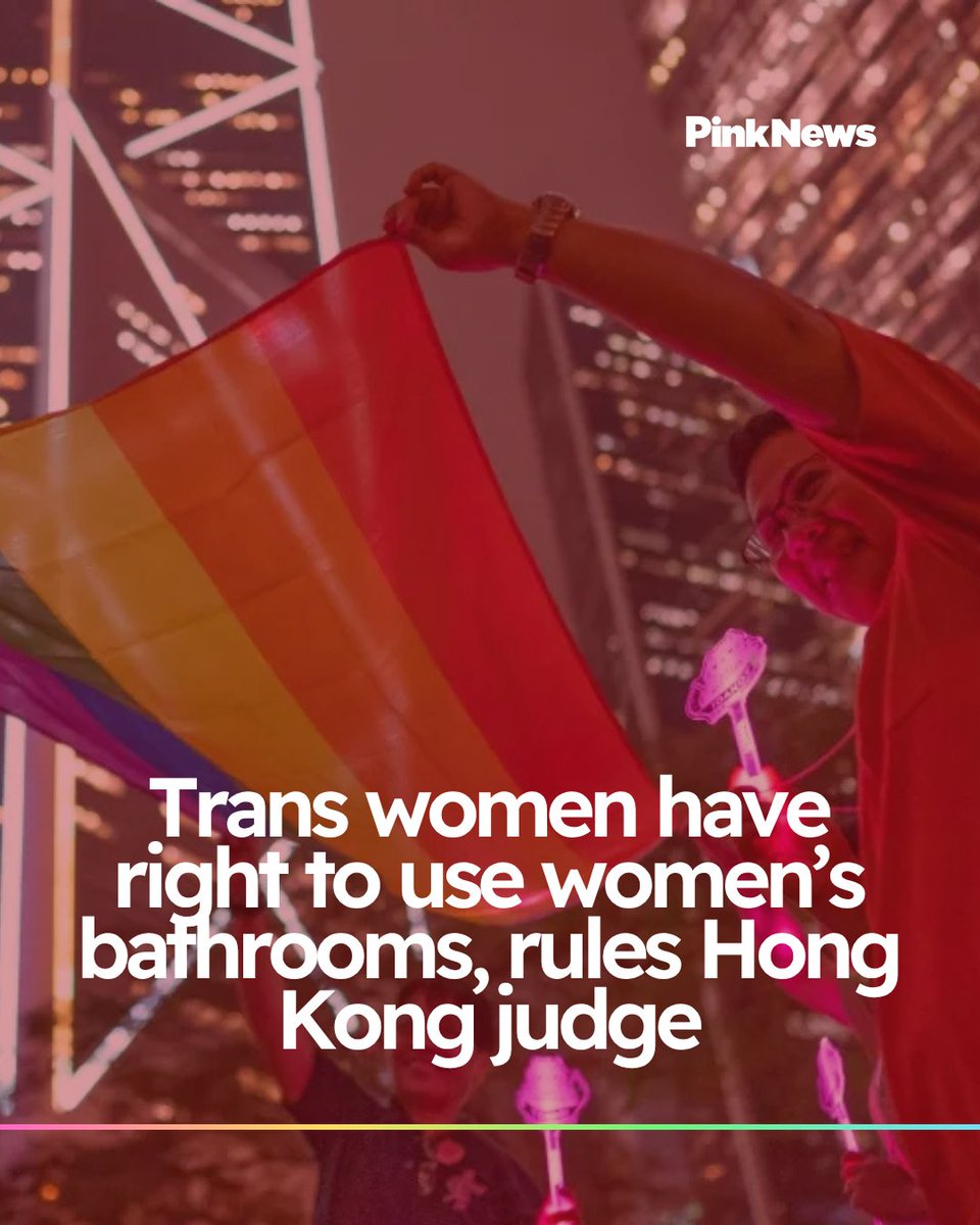 Trans women have right to use women’s bathrooms, rules Hong Kong judge ➡️ bit.ly/3H0eONx