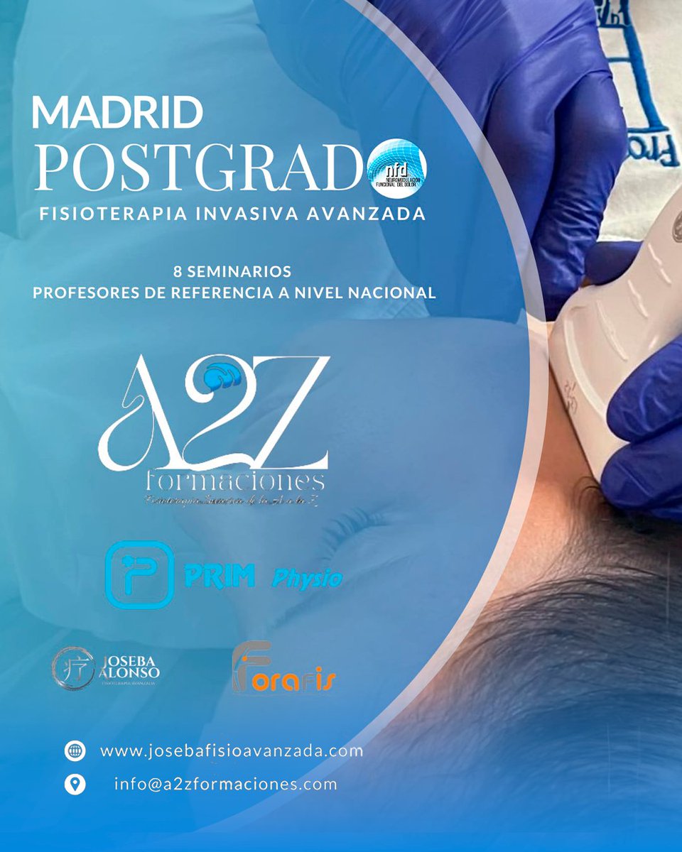 ¡Transforma tu carrera en fisioterapia con este Postgrado en Fisioterapia Invasiva Avanzada en el que colaboramos desde PRIM Physio! 🙌🙌

Si eres fisioterapeuta profesional o estudiante de 4º curso de Grado en Fisioterapia, no puedes perderte este curso.