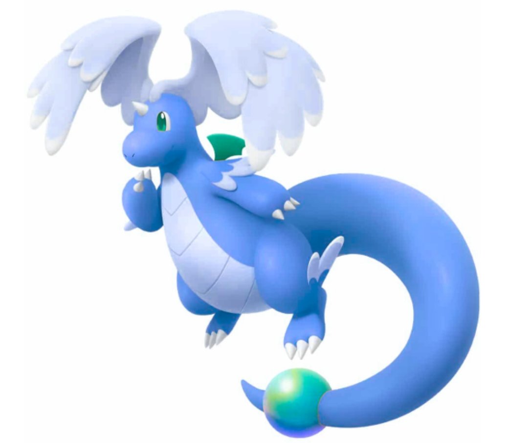 a_darkworld's tweet photo. @AustinJohnPlays Almost the same as I made. It would be nice if Mega dragonite shiny would be like this. https://t.co/GM7Ue2U5mn