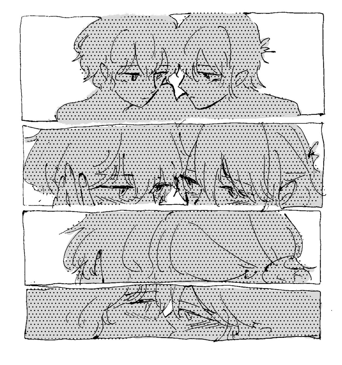 mikan_hsn's tweet image. ネファ Kiss…についての落書き 全て女体化  #ネファ #poipiku poipiku.com/11393225/11993…