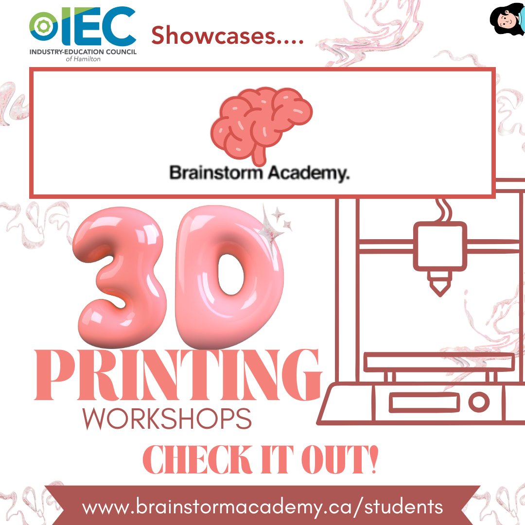 IEC Hamilton (@iechamilton) on Twitter photo Are you interested in 3D printing and looking to gain practical, hands-on experience? š
Check out their 3D Printing Workshops at Brainstorm Academy!
Learn more:
brainstormacademy.ca/students
<a href="/BrainstormTutor/">Brainstorm Academy</a>
#3Dprinting #BrainstormAcademy #Learning #Workshop Are you interested in 3D printing and looking to gain practical, hands-on experience? š
Check out their 3D Printing Workshops at Brainstorm Academy!
Learn more:
brainstormacademy.ca/students
<a href="/BrainstormTutor/">Brainstorm Academy</a>
#3Dprinting #BrainstormAcademy #Learning #Workshop