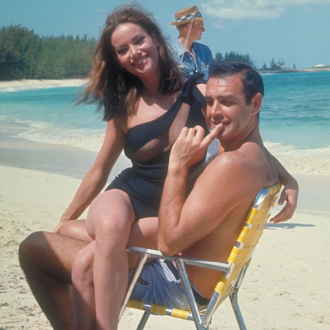 007's tweet image. Serving up some sun-soaked, sea-drenched THUNDERBALL moments to put you in the holiday mood.