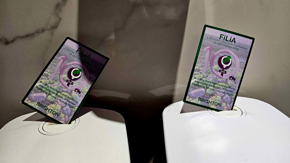 FiLiA_charity's tweet image. FiLiA cards get placed across the world this one in #Birmingham Women find them and make their way to FiLiA.
We are building a global movement working towards women’s liberation. Join us by buying your ticket today filia.org.uk/tickets
#Sisterhood #Solidarity #FiLiACard