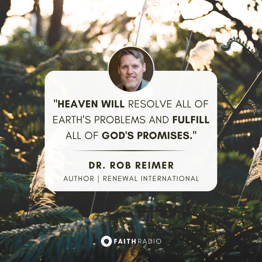 MyFaithRadio's tweet image. "Heaven will resolve all earth's problems & fulfill all God's promises." –@Dr_RobReimer (@SusieLarson Live, July 2)
This world is temporary—but your soul is eternal.
One day, injustice will end & God will make things right.
Keep your eyes on Jesus & stay connected to Him.