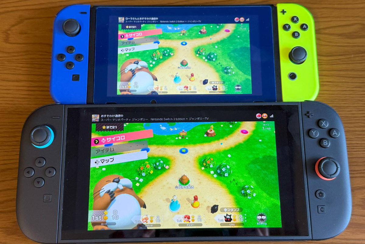 denfaminicogame's tweet image. 『スーパー マリオパーティ ジャンボリー』スイッチ2版はおまけモード「ジャンボリーTV」がめちゃ楽しい
news.denfaminicogamer.jp/kikakuthetower…
自分(実写)の頭の上にクリボーを積んだり、声で車を走らせたり、カメラやマイクを使ったミニゲームがてんこ盛り!ボリュームはソフト1本分以上。おまけのレベルじゃない